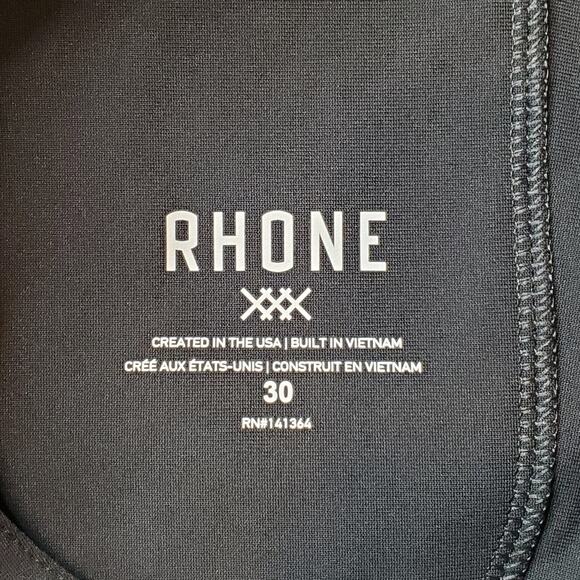 Rhone Men's Size 30X32 NWT Commuter Pants Slim Straight Leg Black 100036 - Picture 7 of 10